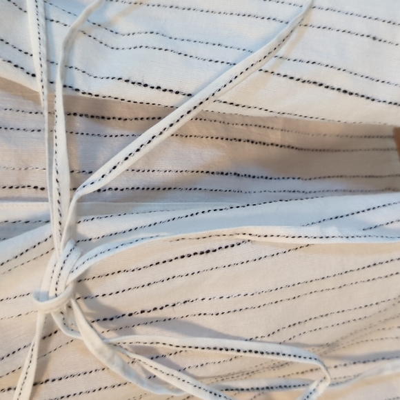 J. Crew Button-Up Tie-Waist Top in Stripe - Picture 10 of 16